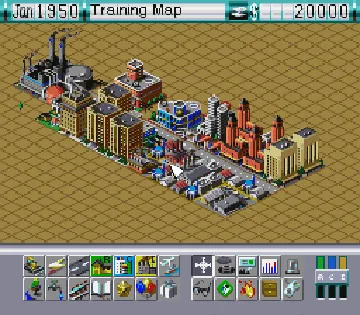 SimCity 2000 - The Ultimate City Simulator (USA) screen shot game playing